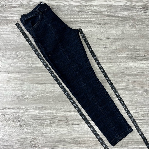 Rare Roberto Cavalli Logos Dark Wash Denim Jeans - Medium - Picture 6 of 8